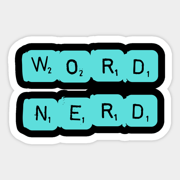 Word Nerd Sticker by Whoopsidoodle